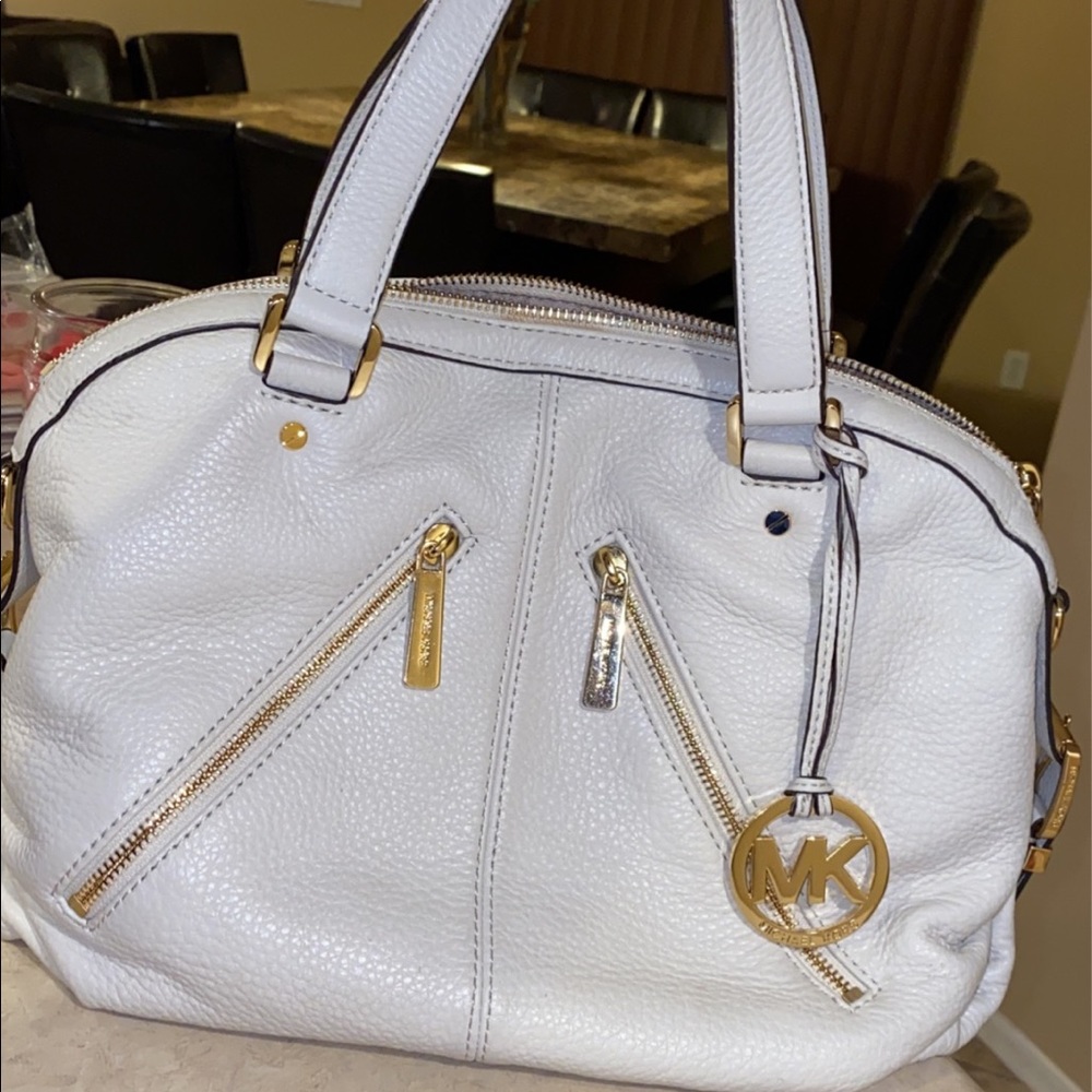 White Michael Kors purse
